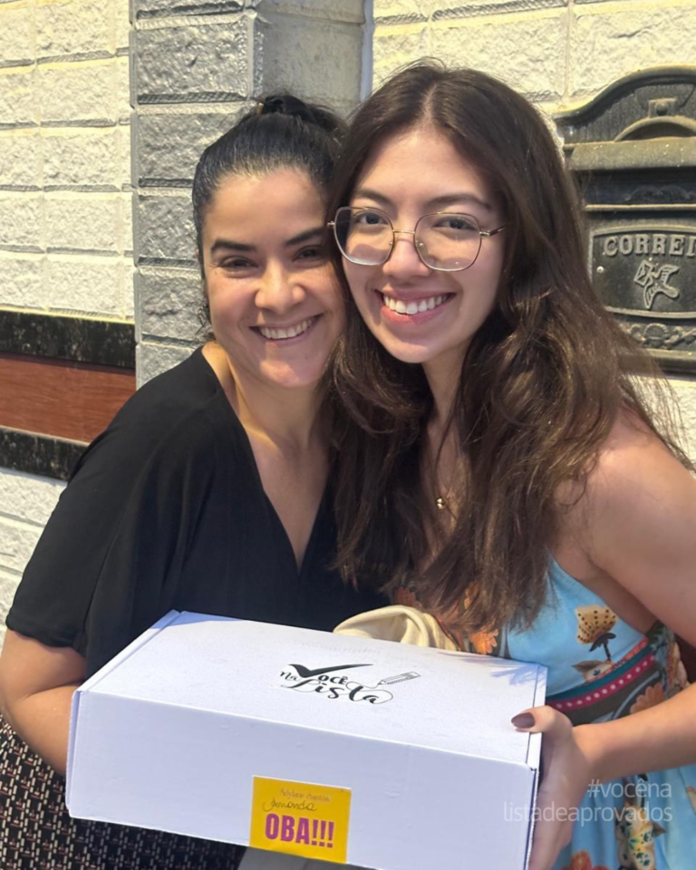 Entrega caixa box Você na Lista, mentoria Enem e Vestibulares 1