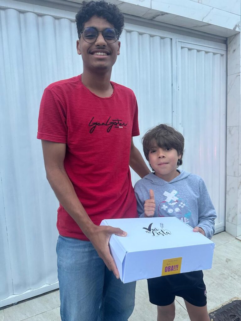 Entrega caixa box Você na Lista, mentoria Enem e Vestibulares 12