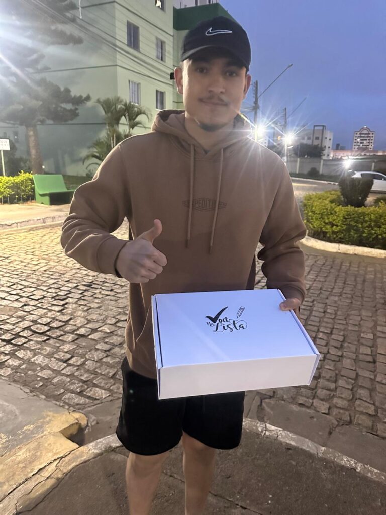 Entrega caixa box Você na Lista, mentoria Enem e Vestibulares 16