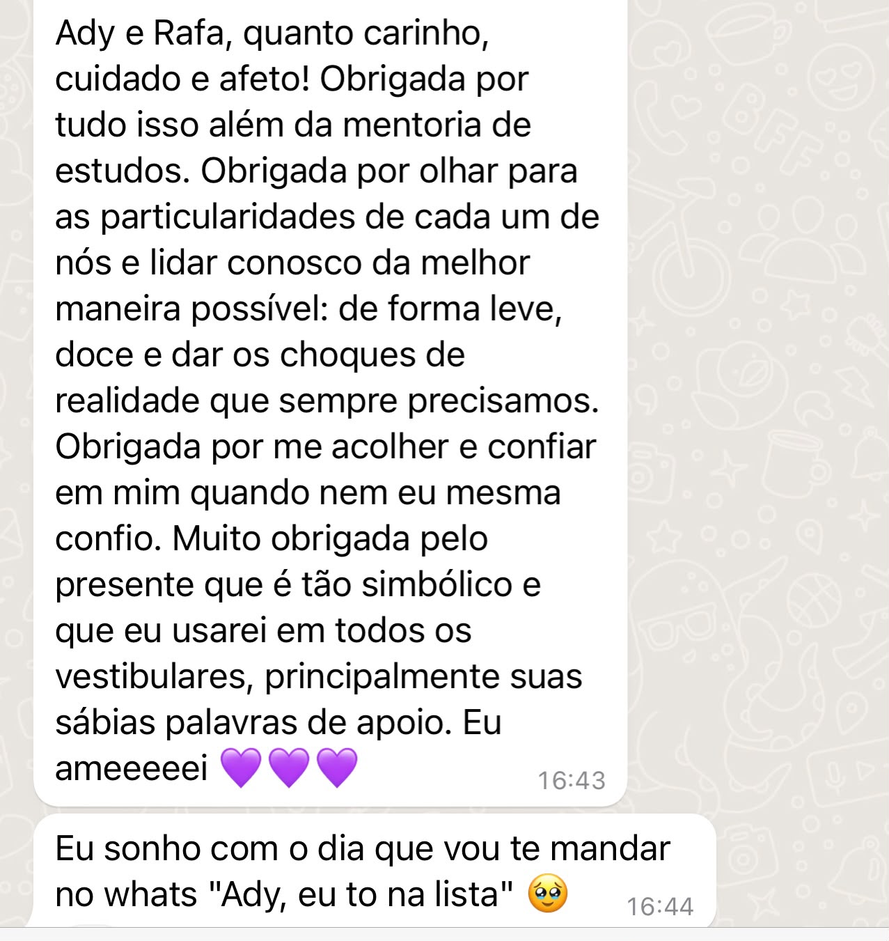 depoimento você na lista 10
