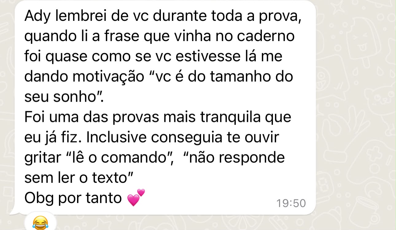 depoimento você na lista 7