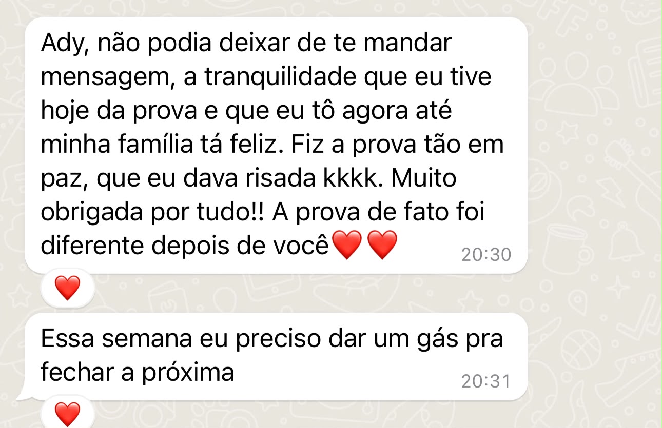 depoimento você na lista 8